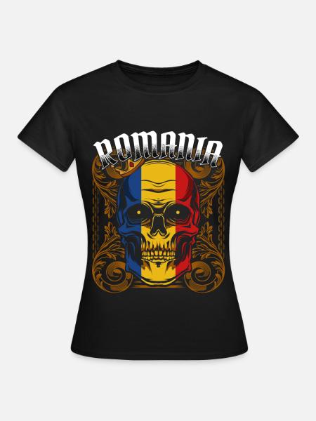 Rumänien - Frauen T-Shirt - Schwarz