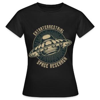 étranger - T-shirt Femme - noir - Devant - AI Model Female 172 dark (172cm)