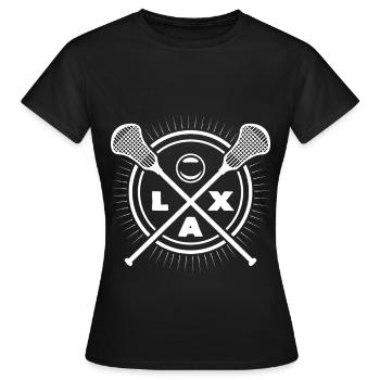 lacrosse - T-shirt Femme - noir - Devant - AI Model Female 172 dark (172cm)
