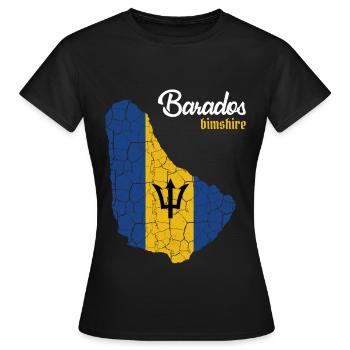 Barbados - Women's T-Shirt - black - Front - AI Model Female 172 dark (172cm)