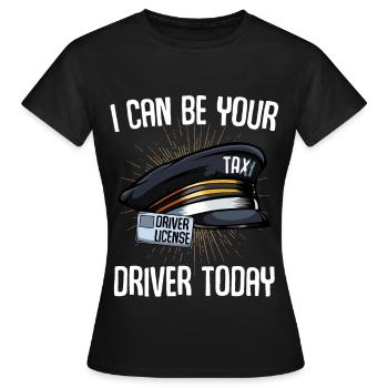 Taxi - Frauen T-Shirt - Schwarz - Vorne - AI Model Female 172 dark (172cm)