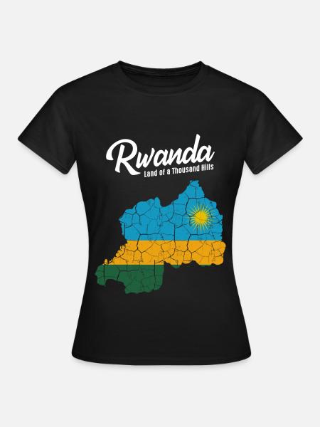 Rwanda - T-shirt Femme - noir