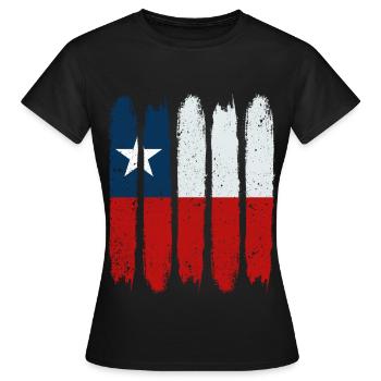Chile - Frauen T-Shirt - Schwarz - Vorne - AI Model Female 172 dark (172cm)