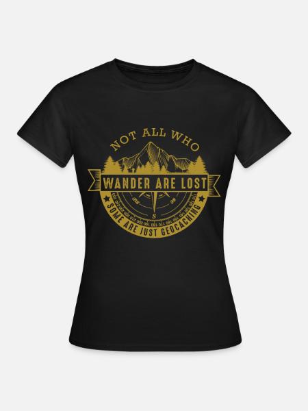 Geocaching - T-shirt Femme - noir