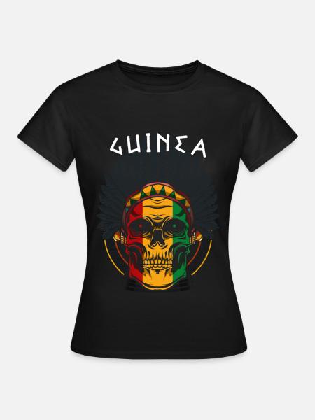 Guinea - Frauen T-Shirt - Schwarz