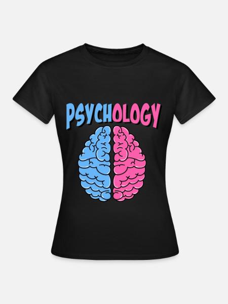 Psicologia psicologo dichiarazione regalo cerebrale - Maglietta da donna - nero