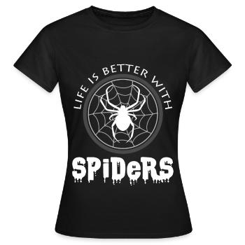 be crazy - Women's T-Shirt - black - Front - AI Model Female 172 dark (172cm)