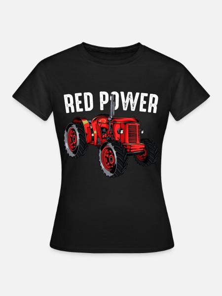Traktor - Frauen T-Shirt - Schwarz
