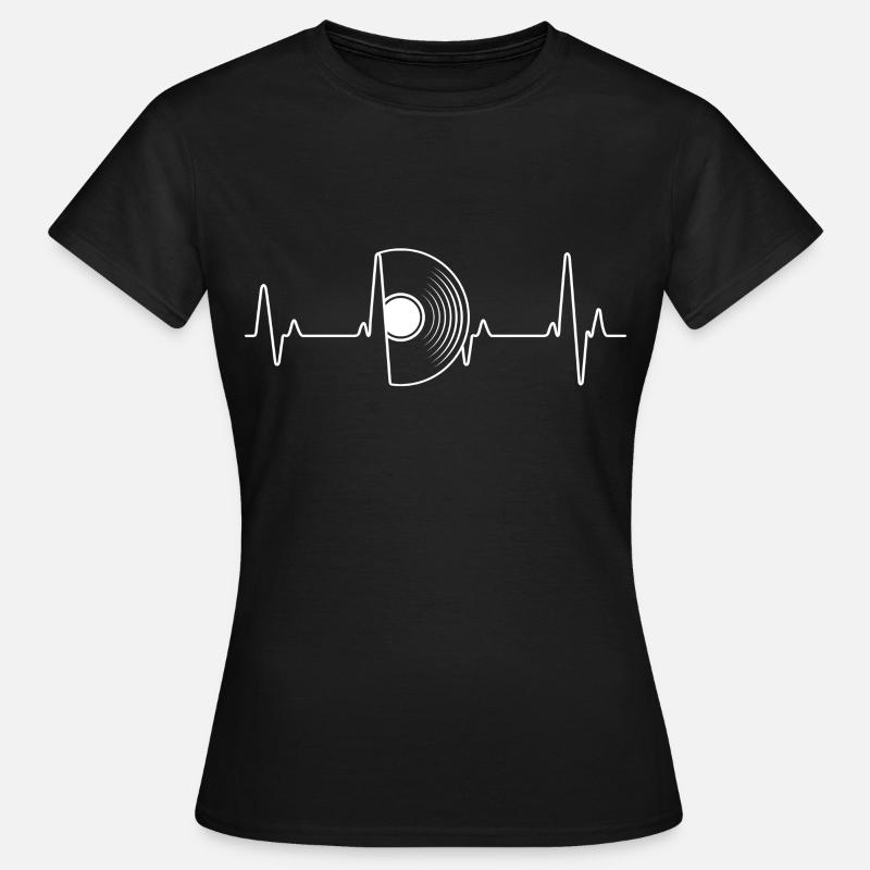 vinyl record - Women's T-Shirt - black