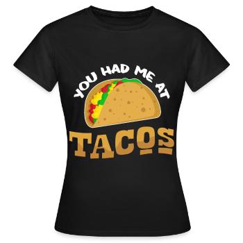 Taco - T-shirt Femme - noir - Devant - AI Model Female 172 dark (172cm)