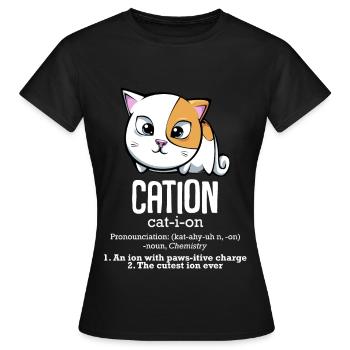 Chemist - Women's T-Shirt - black - Front - AI Model Female 172 dark (172cm)