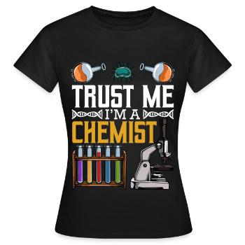Chemist - Women's T-Shirt - black - Front - AI Model Female 172 dark (172cm)