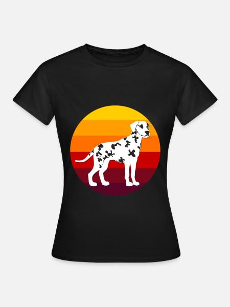 Dalmatiner - Frauen T-Shirt - Schwarz