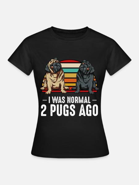 Mops - Frauen T-Shirt - Schwarz