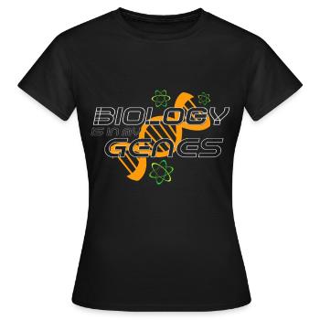 Biologie - T-shirt Femme - noir - Devant - AI Model Female 172 dark (172cm)