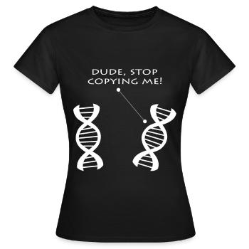Biologie - T-shirt Femme - noir - Devant - AI Model Female 172 dark (172cm)