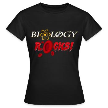 Biologie - T-shirt Femme - noir - Devant - AI Model Female 172 dark (172cm)