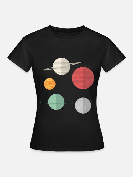 Galaxis - Frauen T-Shirt - Schwarz