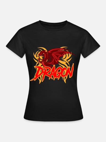 Dragon - Frauen T-Shirt - Schwarz