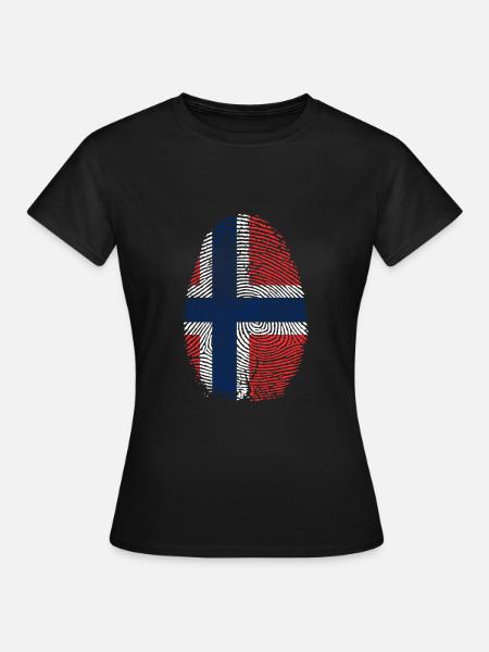 Norwegen - Frauen T-Shirt - Schwarz
