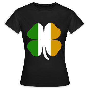 Irlande, Irlande, Dublin, Eire, Ulster - T-shirt Femme - noir - Devant - AI Model Female 172 dark (172cm)