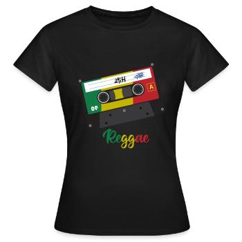 Groupe reggae - T-shirt Femme - noir - Devant - AI Model Female 172 dark (172cm)
