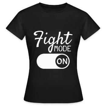 Kämpfen Kämpfer - Frauen T-Shirt - Schwarz - Vorne - AI Model Female 172 dark (172cm)