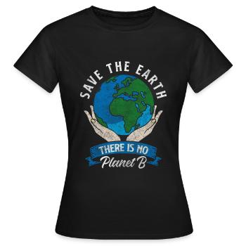 Umweltschutz Umweltverschmutzung Natur - Frauen T-Shirt - Schwarz - Vorne - AI Model Female 172 dark (172cm)
