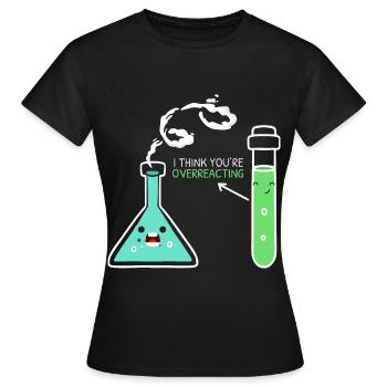 Biologe Wissenschaft Biologie Hauptfach Erfahrung - Frauen T-Shirt - Schwarz - Vorne - AI Model Female 172 dark (172cm)