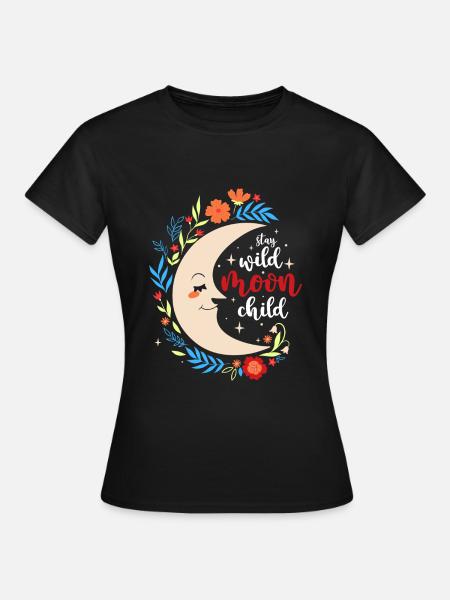 Runen Himmel Form Bedeutung - Frauen T-Shirt - Schwarz