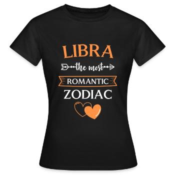 Sternzeichen Astrologie Aberglaube Sterne - Frauen T-Shirt - Schwarz - Vorne - AI Model Female 172 dark (172cm)