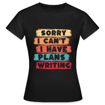 Livre Roman Littérature Auteur de livre - T-shirt Femme - noir - Devant - AI Model Female 172 dark (172cm)