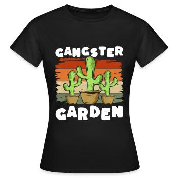Stachel Umarmung - Frauen T-Shirt - Schwarz - Vorne - AI Model Female 172 dark (172cm)