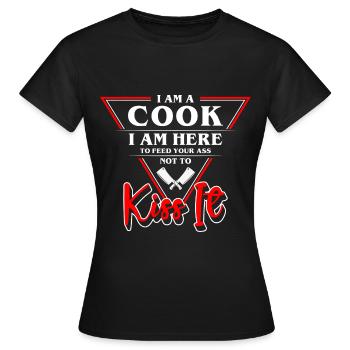 Küchenchef Beruf Kochkunst - Frauen T-Shirt - Schwarz - Vorne - AI Model Female 172 dark (172cm)