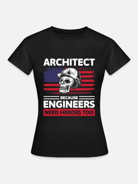 Architektur Design Studium Bau - Frauen T-Shirt - Schwarz