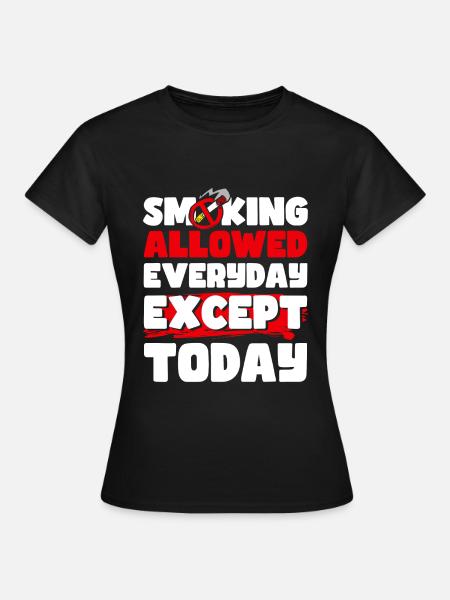 Nikotin Glimmstengel - Frauen T-Shirt - Schwarz