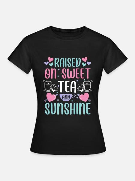 Teetrinker Teebeutel Teeliebhaber - Frauen T-Shirt - Schwarz
