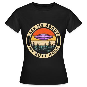 Alien Aliens - Frauen T-Shirt - Schwarz - Vorne - AI Model Female 172 dark (172cm)