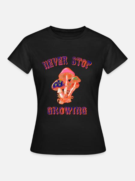 never stop black - Frauen T-Shirt - Schwarz