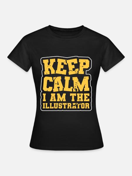 Designerin Gestalter Zeichnen - Frauen T-Shirt - Schwarz