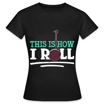 Segway Driver Driving Tours - Women's T-Shirt - black - Front - AI Model Female 172 dark (172cm)