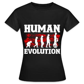 Scooter Transport Leisure Activities - Women's T-Shirt - black - Front - AI Model Female 172 dark (172cm)