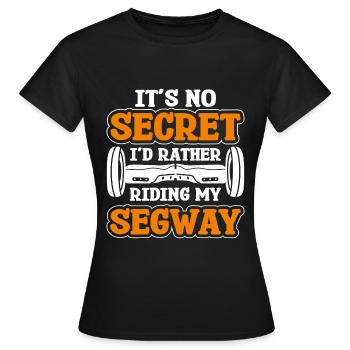 Segway Fun Véhicule Mode Véhicule - T-shirt Femme - noir - Devant - AI Model Female 172 dark (172cm)