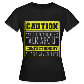 Pastry Chef Chocolate - Women's T-Shirt - black - Front - AI Model Female 172 dark (172cm)