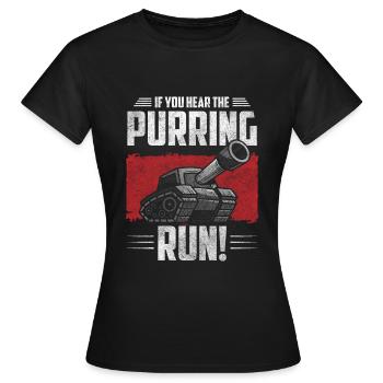 Krieg Armee Bundeswehr - Frauen T-Shirt - Schwarz - Vorne - AI Model Female 172 dark (172cm)