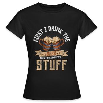 Restaurant Celebration Economy - Women's T-Shirt - black - Front - AI Model Female 172 dark (172cm)