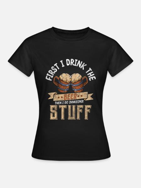 Gaststätte Feier Wirtschaft - Frauen T-Shirt - Schwarz
