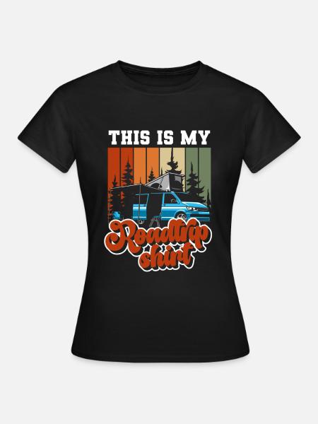 Urlaub Outdoor Sommer Auto - Frauen T-Shirt - Schwarz