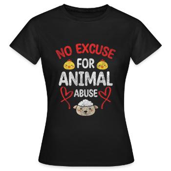 Animal Welfare Activist Meatless - Women's T-Shirt - black - Front - AI Model Female 172 dark (172cm)