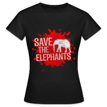 Défenseurs des droits des animaux Sauveteurs d’animaux Protection de l’environnement - T-shirt Femme - noir - Devant - AI Model Female 172 dark (172cm)